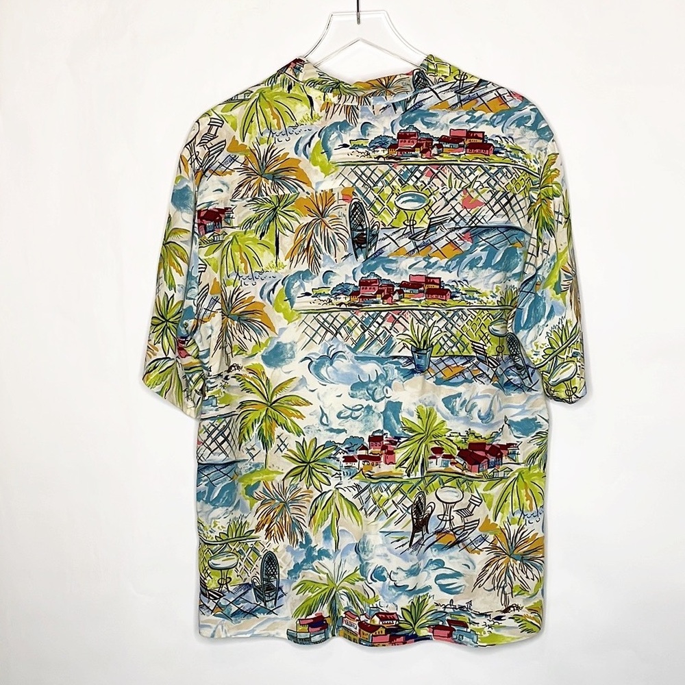 Vintage Woman's Pendleton Rayon Tropical Hawaiian Shirt (14) - Picture 4 of 9